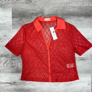 Urban outfitters collard shirt